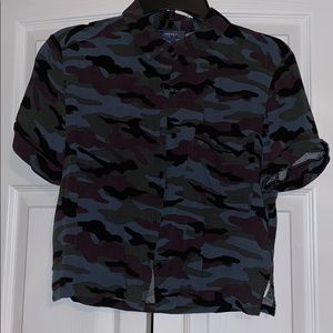Forever 21- Camo Button Up